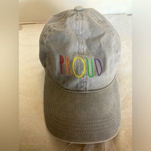 Pride, proud, adjustable hat by Rae Dunn